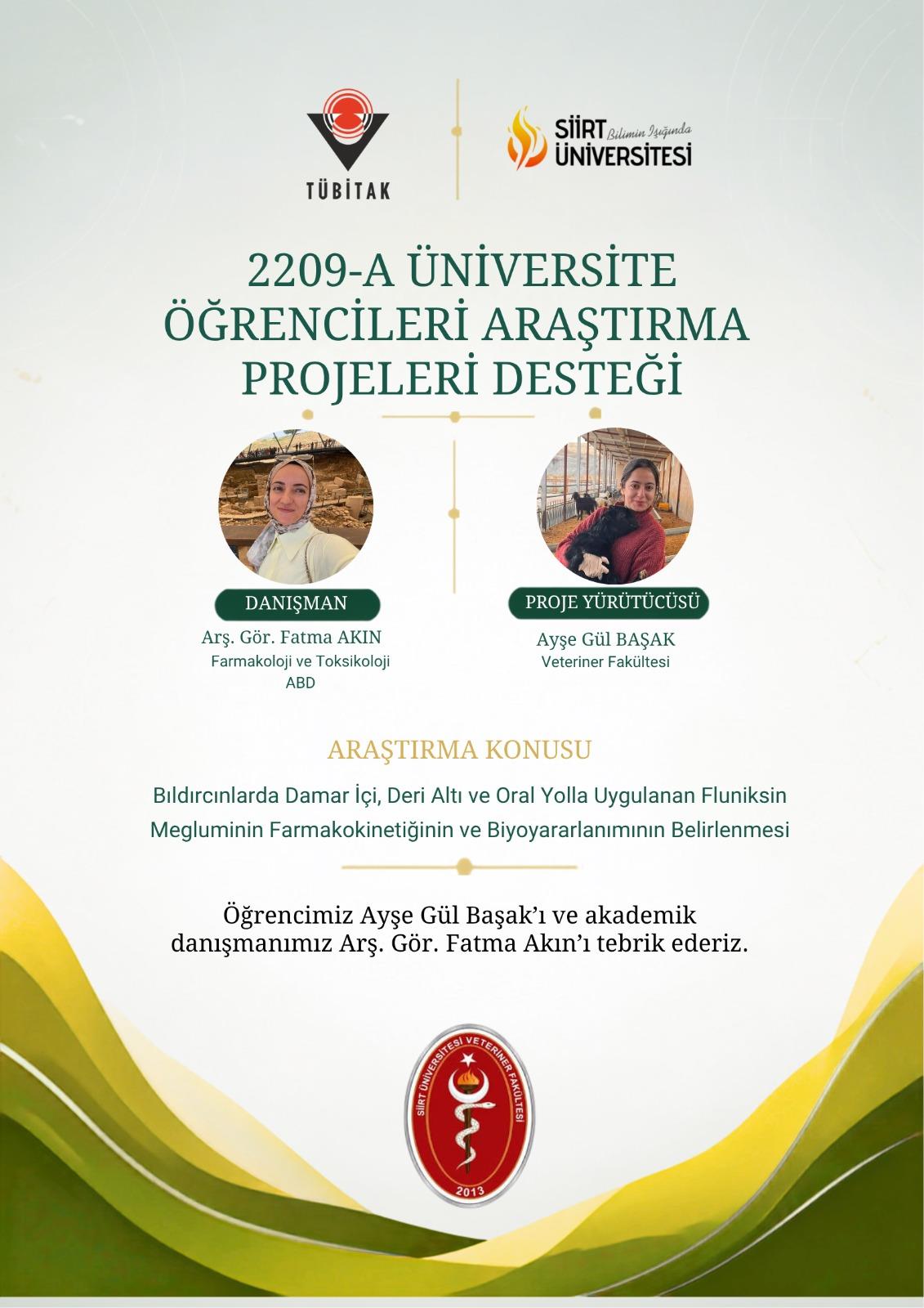 TÜBİTAK 2209-A Proje Başarısı